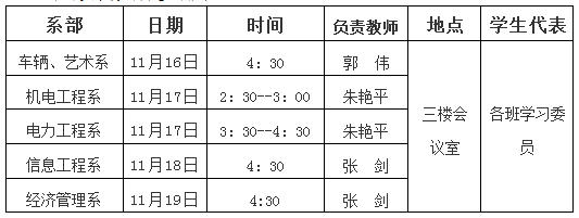 座谈会安排