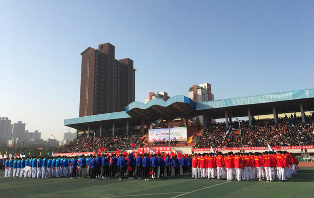 学院第十二届秋季田径运动会开幕